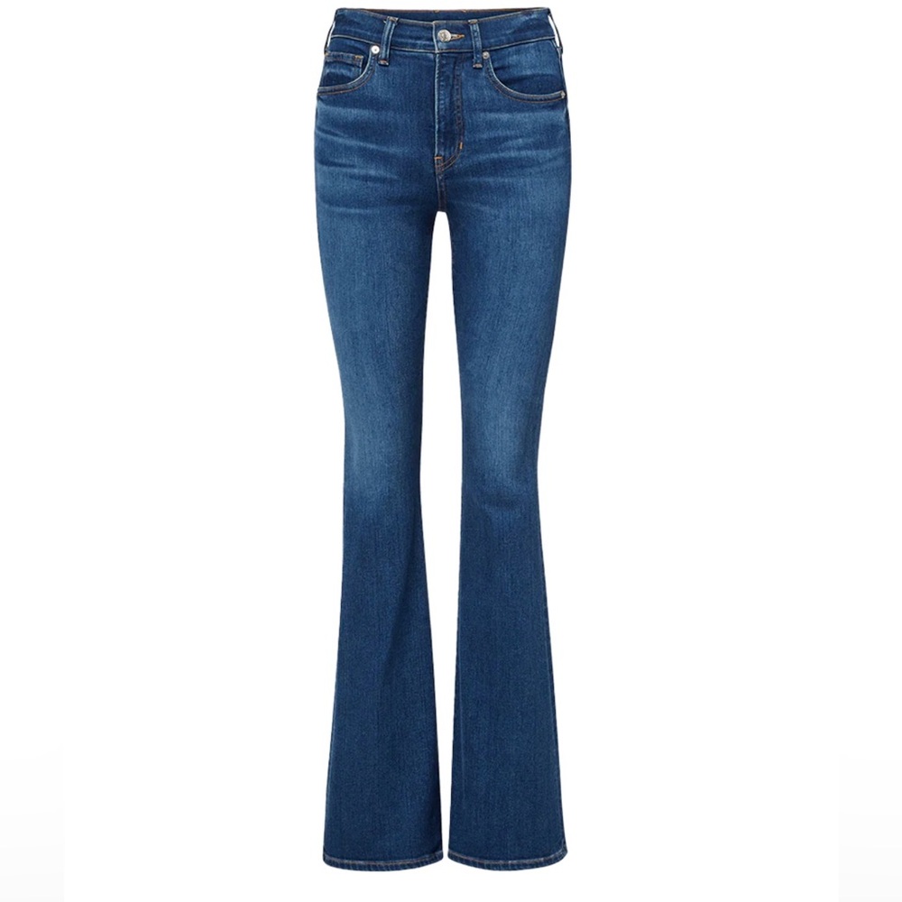 Veronica Beard Blue Flare Jeans